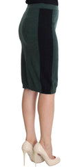 MILA SCHÖN Green Wool Blend Pencil Skirt -   -  MILA SCHÖN.