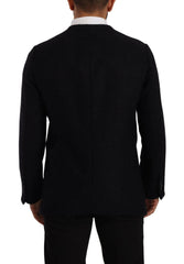 Dolce & Gabbana Gray Alpaca Button Down Men Coat Jacket -   -  Dolce & Gabbana.