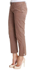 Costume National Brown Cropped Corduroys Pants -   -  Costume National.
