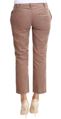 Costume National Brown Cropped Corduroys Pants -   -  Costume National.