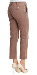 Costume National Brown Cropped Corduroys Pants -   -  Costume National.