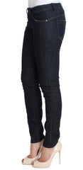 Costume National Blue Cotton Stretch Slim Fit Jeans -   -  Costume National.