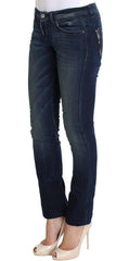 Costume National Blue Wash Cotton Slim Fit Skinny Jeans -   -  Costume National.