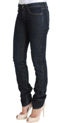 Costume National Blue Cotton Stretch Slim Fit Jeans -   -  Costume National.