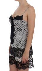 Dolce & Gabbana Black Silk Lace Babydoll Lingerie Top -   -  Dolce & Gabbana.
