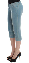 Ermanno Scervino Blue Capri Pants Cropped Jeans -   -  Ermanno Scervino.