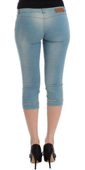 Ermanno Scervino Blue Capri Pants Cropped Jeans -   -  Ermanno Scervino.
