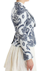 Christian Pellizzari Blue White Blazer Suit Jacket -   -  Christian Pellizzari.