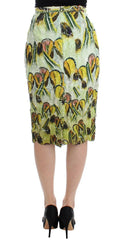Lanre Da Silva Ajayi Multicolor Organza Pencil Skirt -   -  Lanre Da Silva Ajayi.