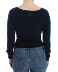 Ermanno Scervino Blue Cashmere Cardigan Sweater -   -  Ermanno Scervino.