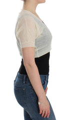 Ermanno Scervino White Wool Cardigan Sweater -   -  Ermanno Scervino.