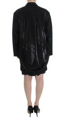 KAALE SUKTAE Black Coat Trench Long Draped Jacket Blazer -   -  KAALE SUKTAE.