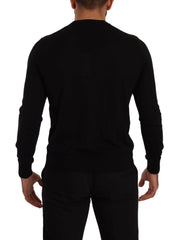 Dolce & Gabbana Black Cashmere Button Down Cardigan Sweater -   -  Dolce & Gabbana.