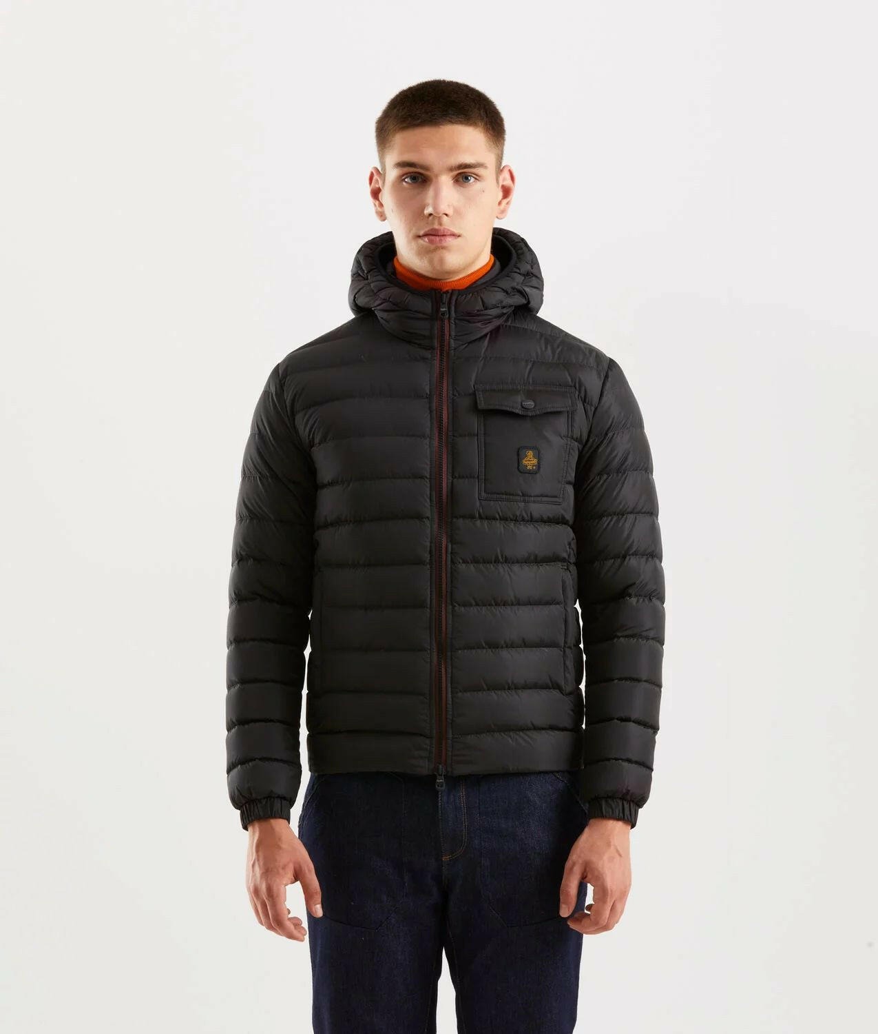 Refrigiwear Sleek Hooded Down Jacket with Pockets -   -  Refrigiwear.
