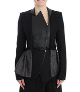 KAALE SUKTAE Black Short Blazer Coat Biker Jacket -   -  KAALE SUKTAE.
