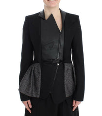 KAALE SUKTAE Black Short Blazer Coat Biker Jacket -   -  KAALE SUKTAE.