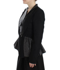 KAALE SUKTAE Black Short Blazer Coat Biker Jacket -   -  KAALE SUKTAE.