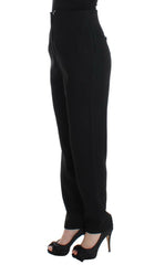 KAALE SUKTAE Black High Waist Straight Slim Dress Pants -   -  KAALE SUKTAE.