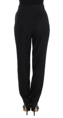 KAALE SUKTAE Black High Waist Straight Slim Dress Pants -   -  KAALE SUKTAE.