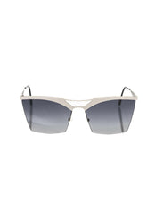 Frankie Morello Silver Metallic Women's Sunglass -  Jewellery, Women -  Frankie Morello.