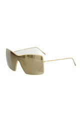 Frankie Morello Gold Metallic Fiber Women Sunglasses -  Jewellery, Women -  Frankie Morello.