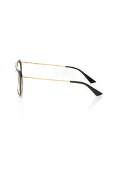 Frankie Morello Aviator-Style Chic Eyeglasses with Gold Accents -   -  Frankie Morello.