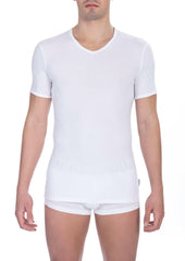 Bikkembergs White Cotton Men T-Shirt - - Bikkembergs.