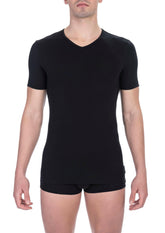 Bikkembergs Black Cotton Men T-Shirt -   -  Bikkembergs.