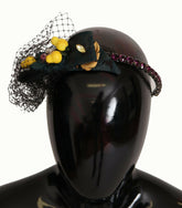 Dolce & Gabbana Purple Crystal Diadem Headband Lemons Sicily Tiara -   -  Dolce & Gabbana.
