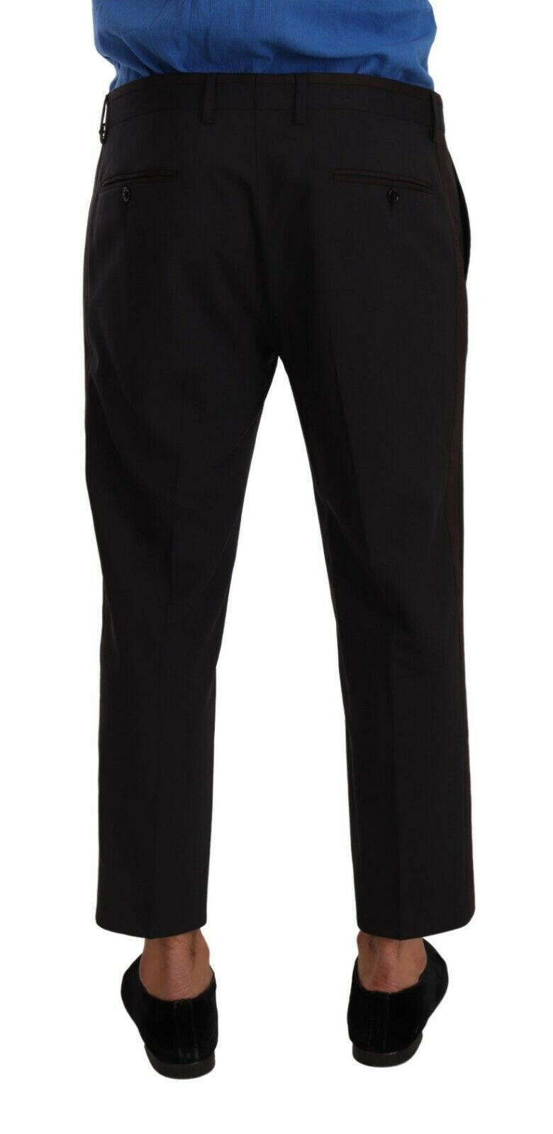 Dolce & Gabbana Gray Bordeaux Wool Trouser Dress Pants -   -  Dolce & Gabbana. Dolce & Gabbana Gray Bordeaux Wool Trouser Dress Pants -   -  Dolce & Gabbana.