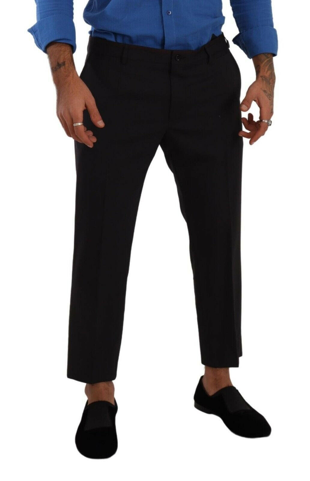 Dolce & Gabbana Gray Bordeaux Wool Trouser Dress Pants -   -  Dolce & Gabbana. Dolce & Gabbana Gray Bordeaux Wool Trouser Dress Pants -   -  Dolce & Gabbana.