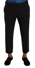 Dolce & Gabbana Gray Bordeaux Wool Trouser Dress Pants -   -  Dolce & Gabbana.