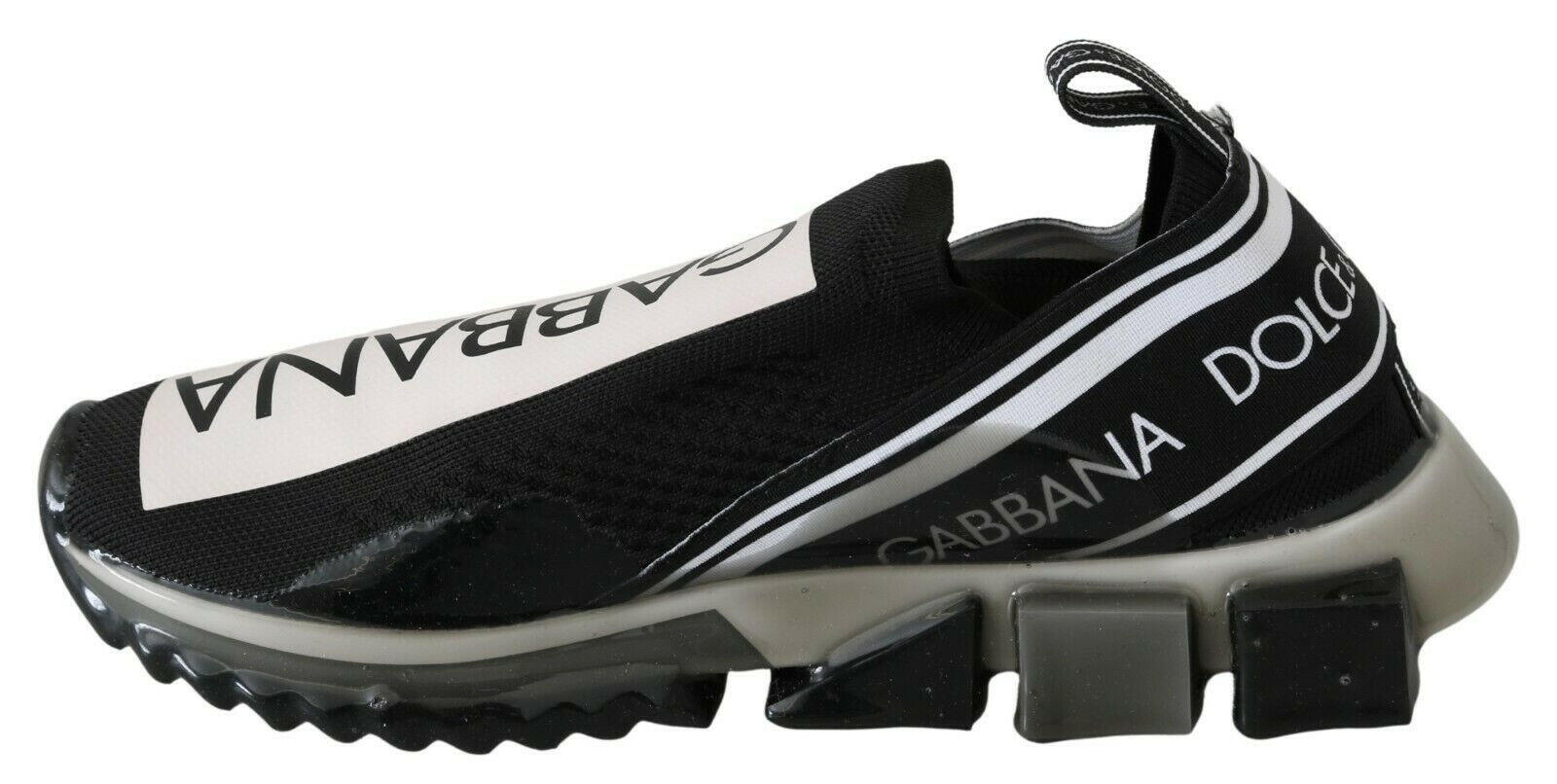 Dolce & Gabbana Black White SORRENTO Sport Stretch Sneakers -   -  Dolce & Gabbana. Dolce & Gabbana Black White SORRENTO Sport Stretch Sneakers -   -  Dolce & Gabbana.
