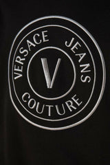 Versace Jeans Stunning Hooded Black Cotton Sweatshirt -   -  Versace Jeans.