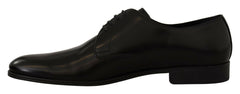 Dolce & Gabbana Black Leather Lace Up Formal Derby Shoes -   -  Dolce & Gabbana.