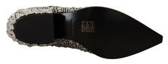 Dolce & Gabbana Black Suede Strass Crystal Cowgirl Boots -   -  Dolce & Gabbana.