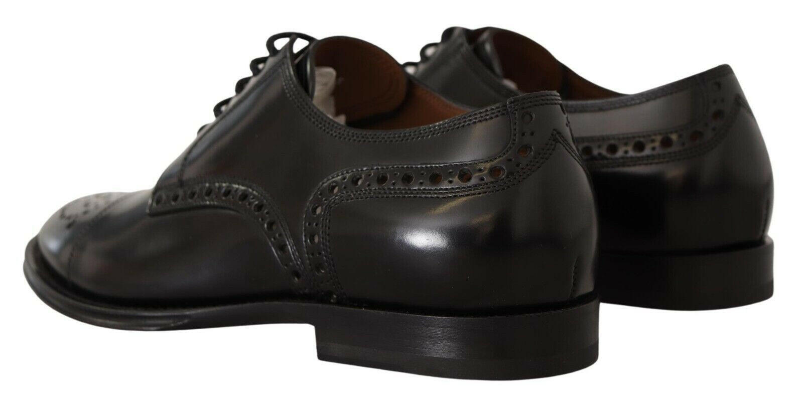 Dolce & Gabbana Black Leather Wingtip Mens Formal Derby Shoes -   -  Dolce & Gabbana. Dolce & Gabbana Black Leather Wingtip Mens Formal Derby Shoes -   -  Dolce & Gabbana.