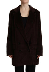 Dolce & Gabbana Bordeaux Corduroy Cotton Blazer Oversized Jacket -   -  Dolce & Gabbana.