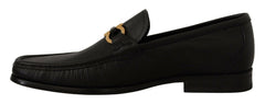 Salvatore Ferragamo Elegant Black Calf Leather Loafers -   -  Salvatore Ferragamo.