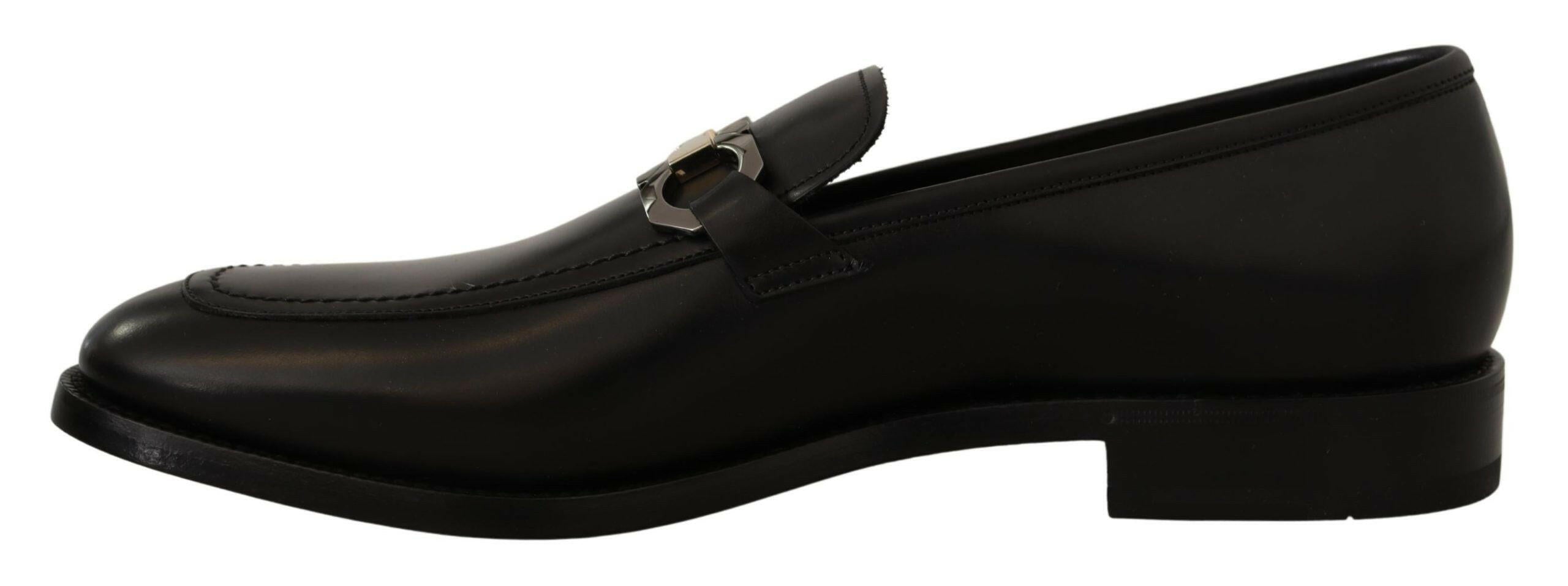 Salvatore Ferragamo Suave Black Leather Gancio Bit Loafers -   -  Salvatore Ferragamo. Salvatore Ferragamo Suave Black Leather Gancio Bit Loafers -   -  Salvatore Ferragamo.
