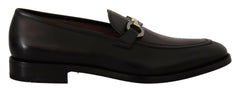 Salvatore Ferragamo Suave Black Leather Gancio Bit Loafers -   -  Salvatore Ferragamo.