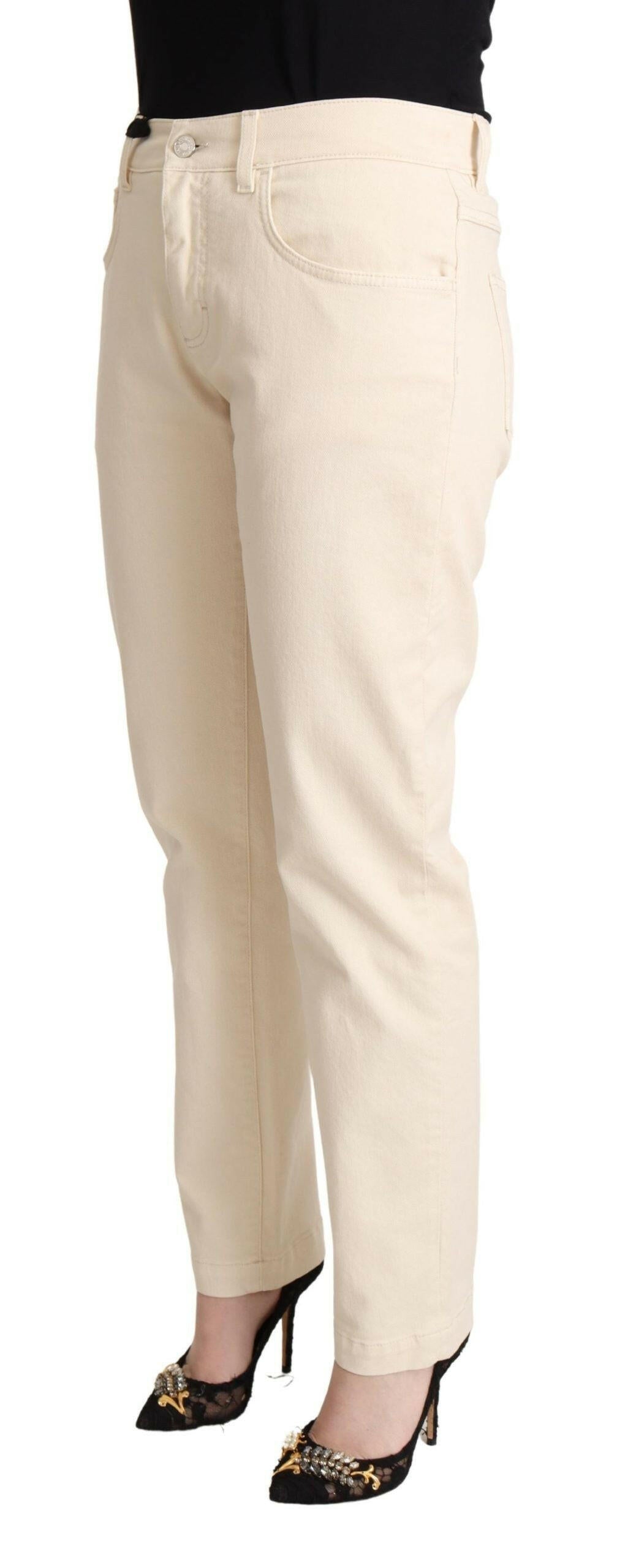 Dolce & Gabbana White Cotton Skinny Denim Women Jeans Pants -   -  Dolce & Gabbana. Dolce & Gabbana White Cotton Skinny Denim Women Jeans Pants -   -  Dolce & Gabbana.