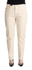 Dolce & Gabbana White Cotton Skinny Denim Women Jeans Pants -   -  Dolce & Gabbana.