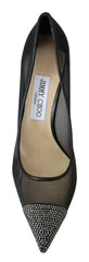 Jimmy Choo Elegant Black Mesh Crystal Pumps -   -  Jimmy Choo.