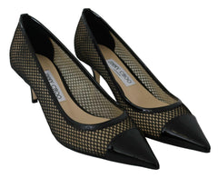 Jimmy Choo Chic Patent Mesh Pointed Pumps -   -  Jimmy Choo.