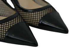 Jimmy Choo Chic Patent Mesh Pointed Pumps -   -  Jimmy Choo.