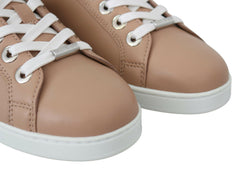 Jimmy Choo Powder Pink Nappa Leather Sneakers -   -  Jimmy Choo.