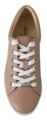 Jimmy Choo Powder Pink Nappa Leather Sneakers -   -  Jimmy Choo.