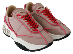 Jimmy Choo Ballet Pink Chic Padded Sneakers -   -  Jimmy Choo.