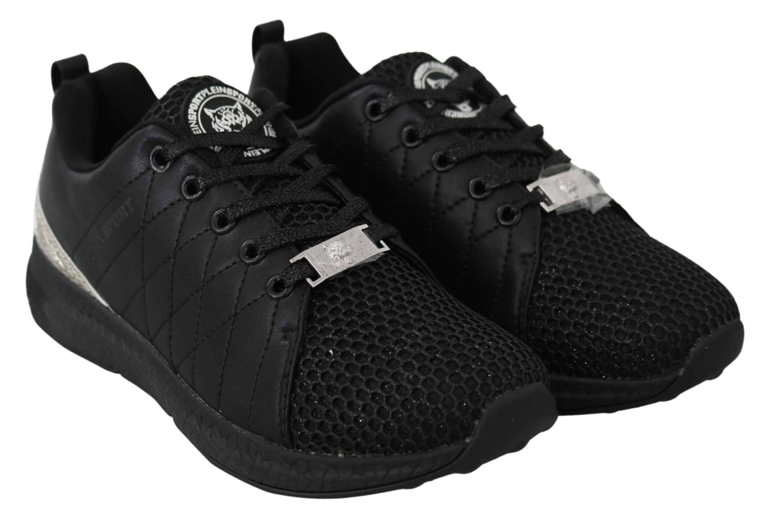 Plein Sport Exquisite Black Runner Gisella Sports Sneakers -   -  Plein Sport.